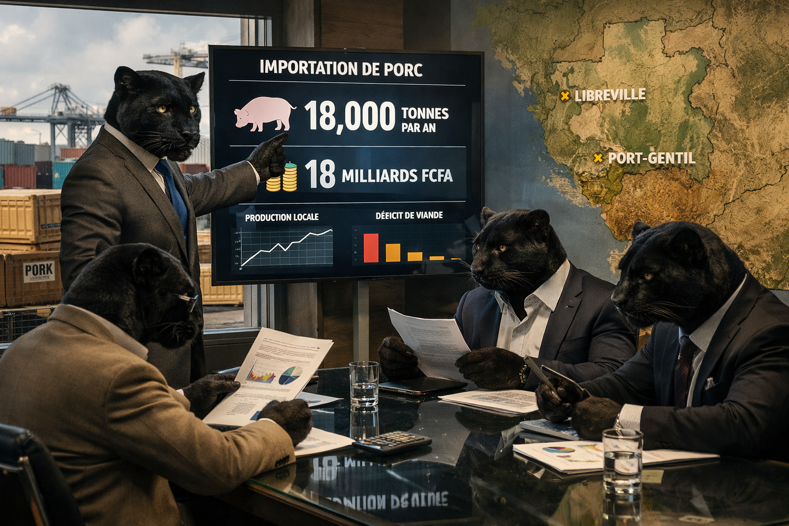 Gabon: la filière porcine, levier stratégique